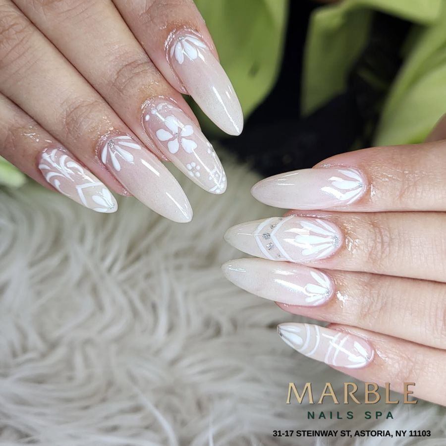 Marble Nails Spa - Winter Nails Ideas
